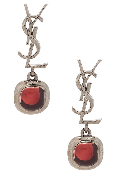 YSL Mini Cabochon Earrings