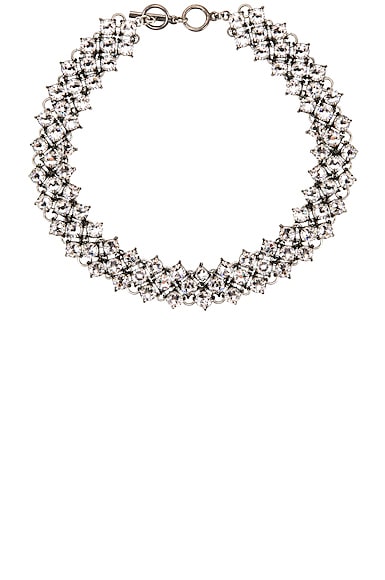 Crystal Mesh Collar Necklace