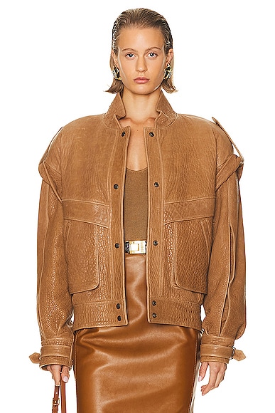 VIP【関税送料無料】希少 Saint Laurent Suede Leather Jacket Saint Laurent Sample Whip Stitch Leather/Suede Jacket Size