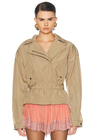 Cropped Trench Coat