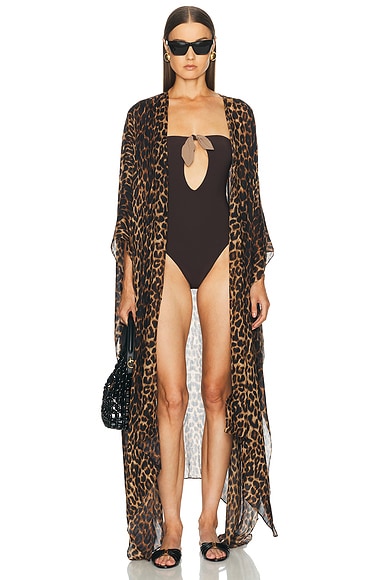Leopard Long Caftan