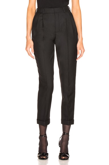Gabardine High Waisted Pants