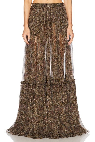 Tiered Maxi Skirt