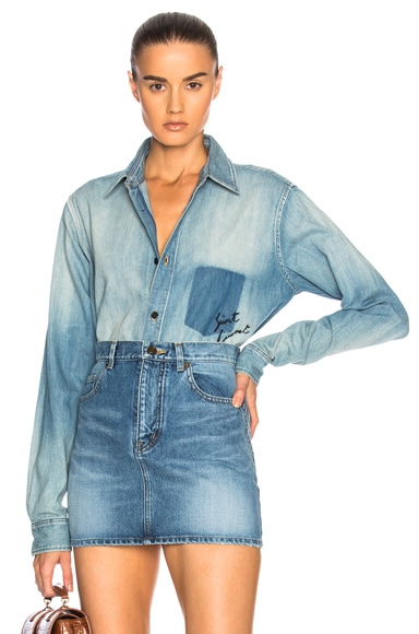 Oversized Denim Shirt