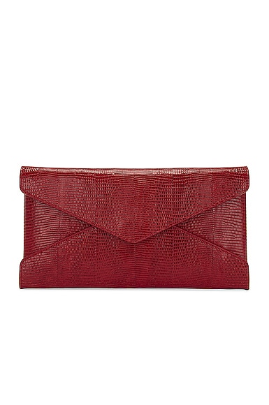 Saint Laurent Paloma Clutch in Red