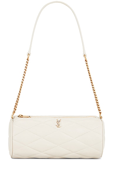 Saint Laurent Sade Tube Bag in Crema Soft