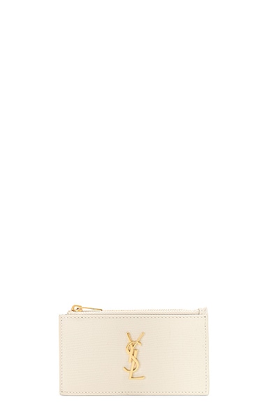 Saint laurent monogram card case shop