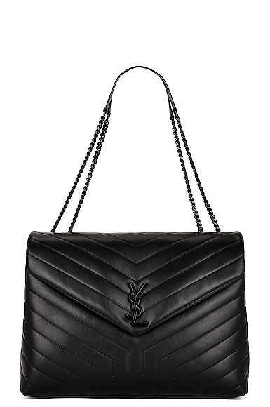 Saint Laurent Large Loulou Bag in Nero | FWRD
