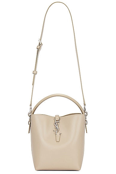 Small Le 37 Bucket Bag in Taupe