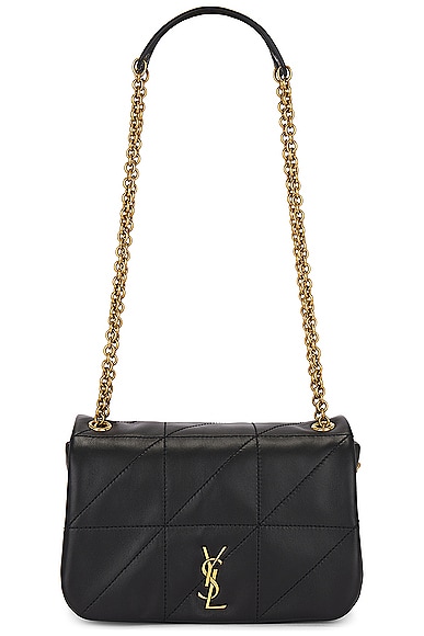 Shop Saint Laurent Mini Jamie 4.3 Chain Bag In Nero