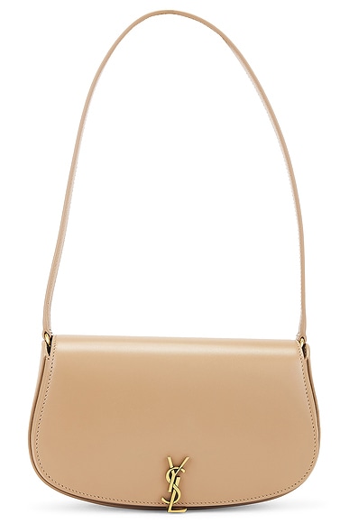Saint Laurent Mini Shoulder Bag in Dark Toffee | FWRD