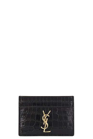 【関税＆送料込み】Saint Laurent Cassandre MatelassAC Card Saint Laurent Cassandre Matelassé Card Case in Patent