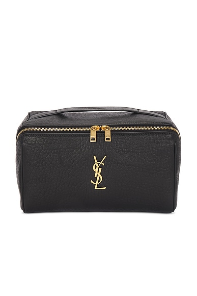 Saint Laurent Vanity Case in Nero FWRD