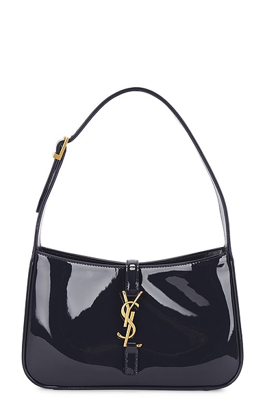 ショルダーバッグ・ポシェット SAINT LAURENT 25SS BLACK MONOGRAM EL 5A7 SMALL HOBO BAG Saint Laurent 5A7 logo-plaque Shoulder Bag | Black | FARFETCH