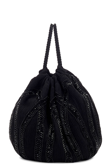 Saint Laurent Pochon Souple Bag in Nero