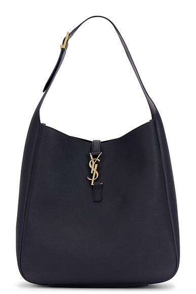 Saint Laurent Large Le 5 A 7 Shoulder Bag in Notte