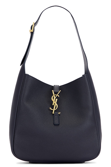 Saint Laurent Small Le 5 A 7 Shoulder Bag in Notte