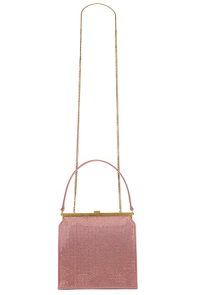 Saint Laurent Nuit Blanche Chain Bag in Elderberry