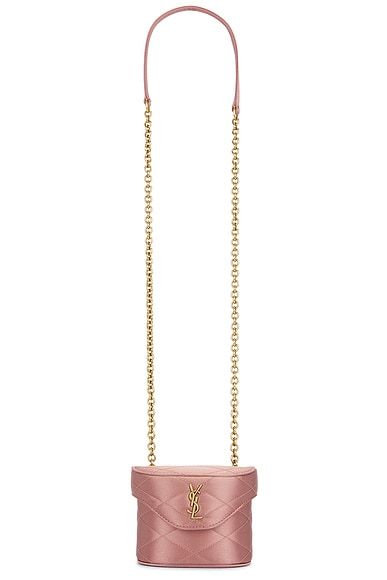 Saint Laurent Mini June Chain Bag in Dragee