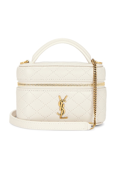 Saint Laurent Mini Purse On Chain Bag in Noir | FWRD