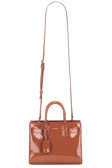 Saint Laurent Nano Sac De Jour Bag in Mild Rose