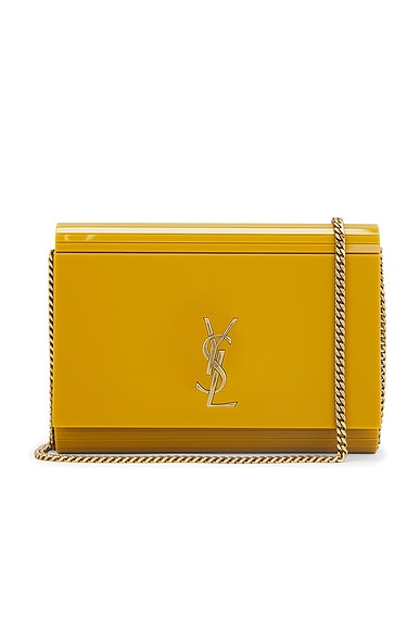 Saint Laurent Vicky Minaudiere Bag in Golden Hour