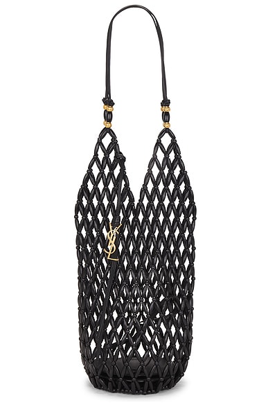 Bucket Supple Bag in Nero