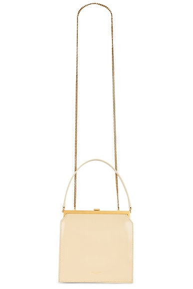 Saint Laurent Nuit Blanche Chain Bag in Vanilla Dust