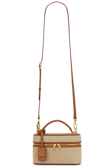 Vanity Bag With Strap in Desert Dust & Brick