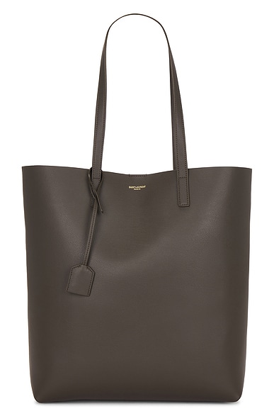 Saint Laurent North South Shopping Bag in Light Musk