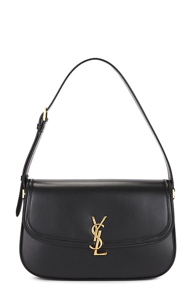 Saint Laurent Large Solferino Bag in Nero