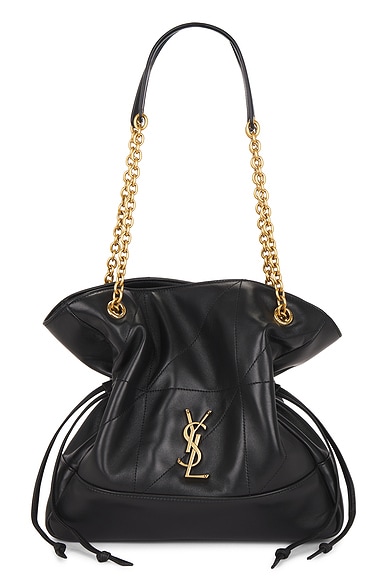 トートバッグ SAINT LAURENT Black Nappa Leather Jamie 4.3 Bucket Bag SAINT LAURENT | YSL JAMIE 4.3 BAG