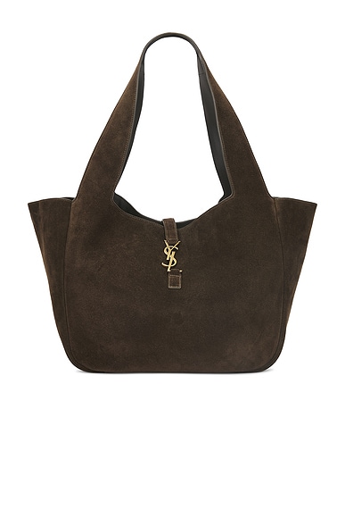 Saint Laurent Bea Tote Bag in Light Musk