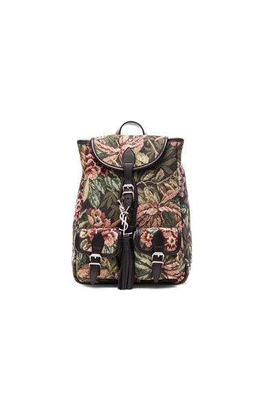 Small Floral Tapestry Festival Backpack