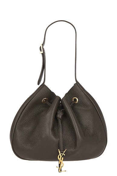 Saint Laurent Small Paris VII Shoulder Bag in Light Musk | FWRD