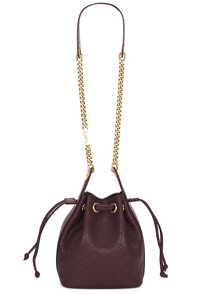 Small Cassandre Quilted Bucket Bag