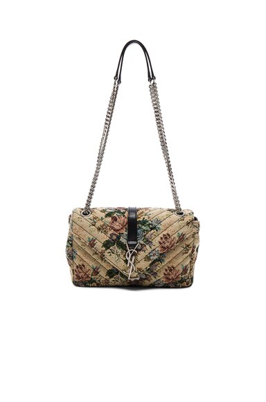 Medium Floral Tapestry Monogramme Chain Bag
