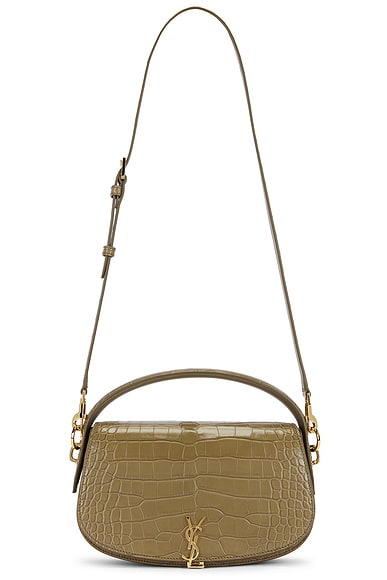 Saint Laurent Voltaire Alligator Bag in Jungle