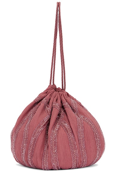 Saint Laurent Pochon Supple Bag in Dragee