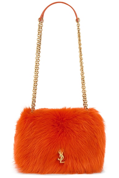 Saint Laurent Mini Jamie 4.3 Chain Bag in Orange Tarot & Dark Orange Tarot