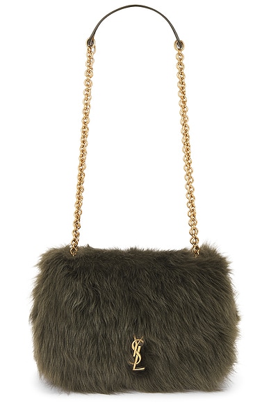 Saint Laurent Mini Jamie 4.3 Chain Bag in Olive Branch & Dark Olive Branch