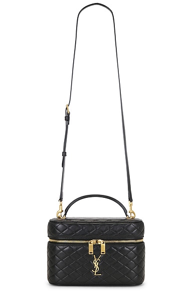 Saint Laurent Large Gaby Vanity Bag in Nero