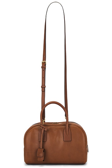 Saint Laurent Small Boston Bag in Toasted Brown