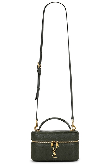 Saint Laurent Gaby Vanity Bag in Olive Wood