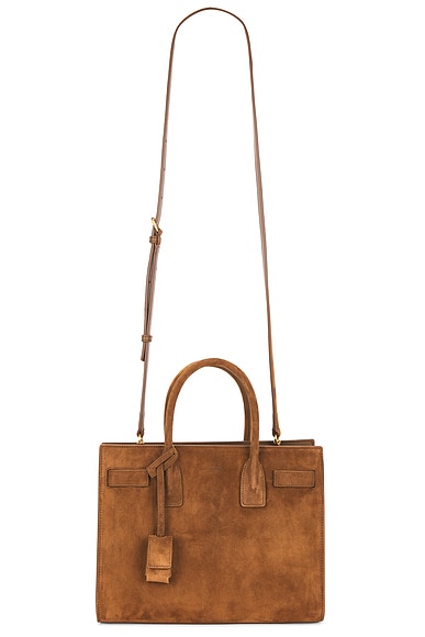 Saint Laurent Sac De Jour Baby Bag in Caramel Cognac