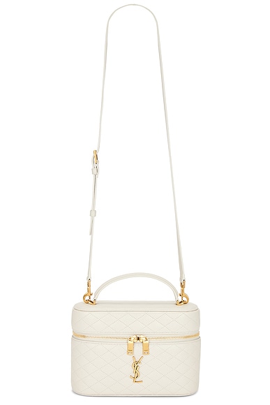 Saint Laurent Gaby Large Vanity Bag in Crema Soft