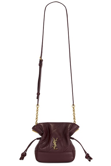Saint Laurent Jamie Mini Shoulder Bag in Rouge Cabernet