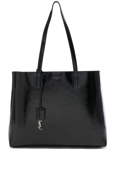 Patent Leather East West Shopping Bag