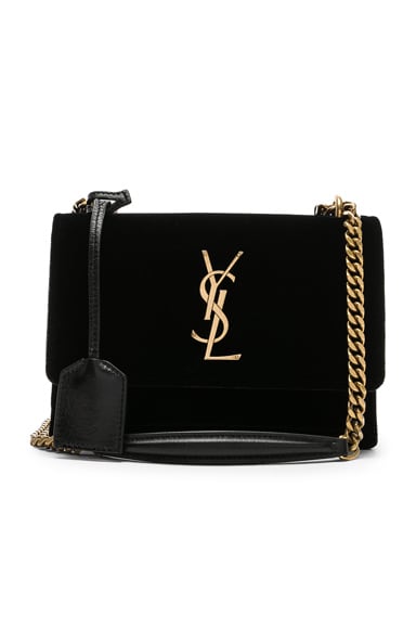 Saint laurent 2025 sunset velvet bag