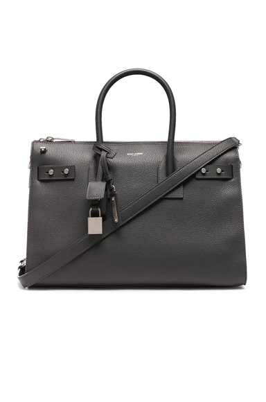 Small Zipped Supple Sac de Jour Duffel Bag